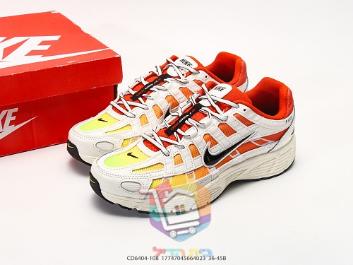 נעלי Nike P-6000 בשילוב כתום וניאון 10