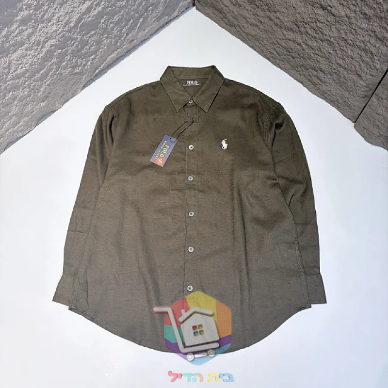 חולצת פשתן Polo Ralph Lauren בארבעה גוונים
