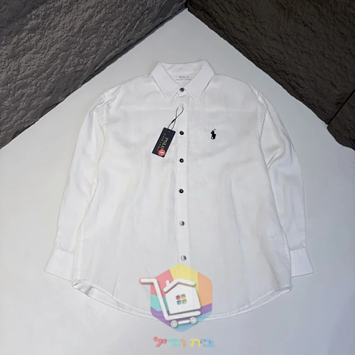 חולצת פשתן Polo Ralph Lauren בארבעה גוונים 3