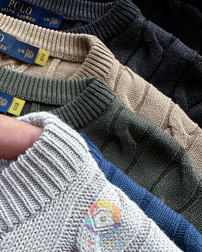 סוודר צמות Polo Ralph Lauren בשבעה גוונים 2