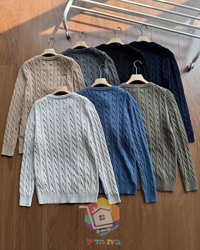 סוודר צמות Polo Ralph Lauren בשבעה גוונים 8