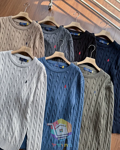 סוודר צמות Polo Ralph Lauren בשבעה גוונים 9