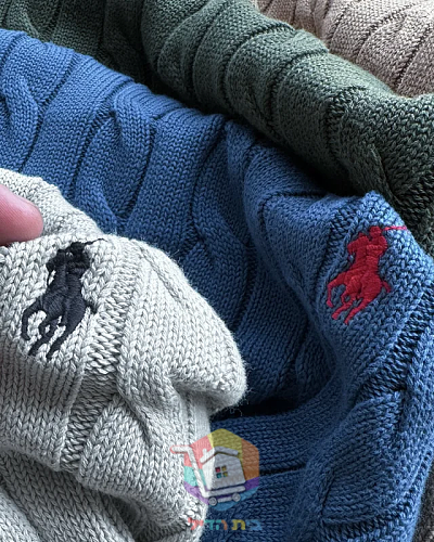 סוודר צמות Polo Ralph Lauren בשבעה גוונים 13