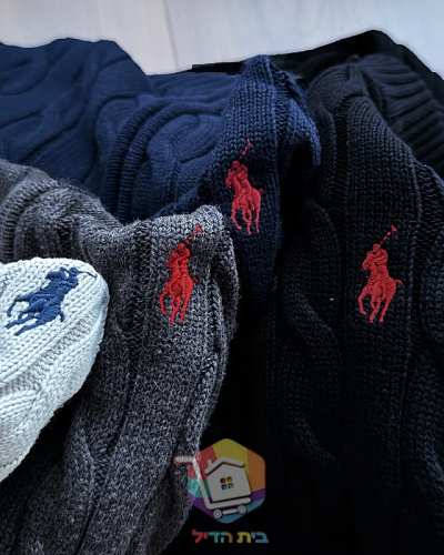 סוודר צמות Polo Ralph Lauren בארבעה גוונים 9