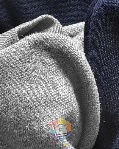 סוודר Polo Ralph Lauren עם רוכסן קצר וצווארון עומד 5