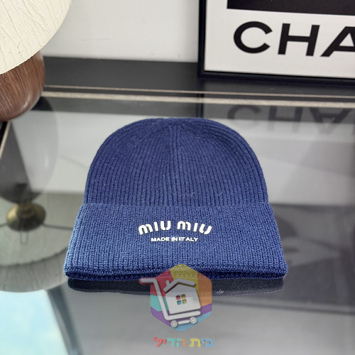 כובע גרב Miu Miu בסריגת ריב 4
