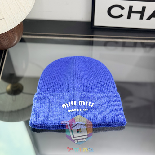 כובע גרב Miu Miu בסריגת ריב 33
