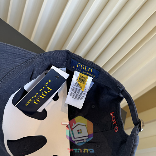 כובע מצחייה Polo Ralph Lauren עם פוני רקום 10