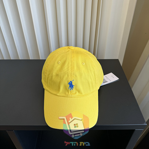 כובע מצחייה Polo Ralph Lauren עם פוני רקום 25