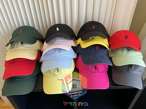 כובע מצחייה Polo Ralph Lauren עם פוני רקום 48