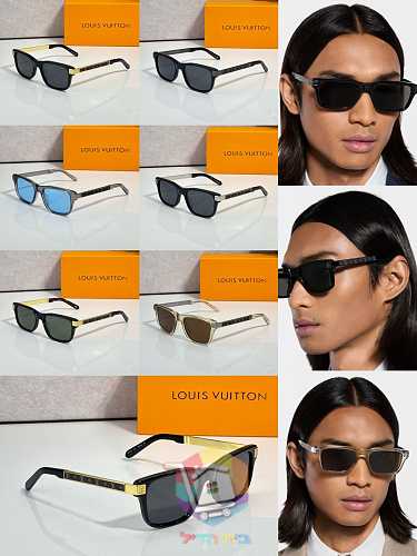 משקפי שמש Louis Vuitton מרובעים לגברים 16
